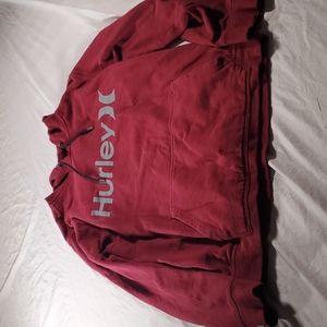 Hurley red hoodie small